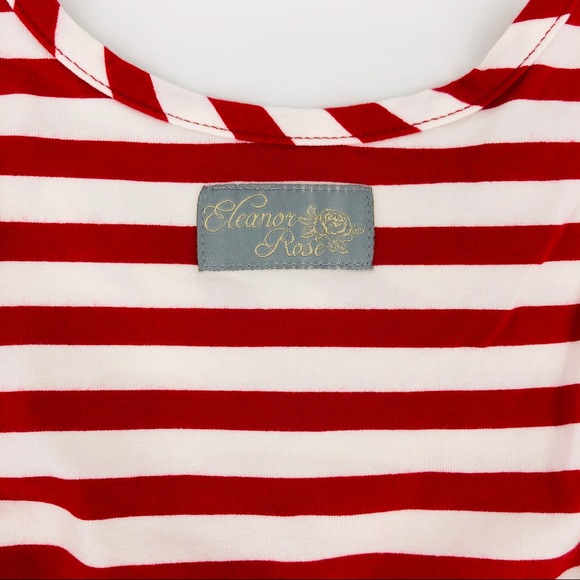 NWT Eleanor Rose Gingerbread Striped Christmas Holiday Dress SZ 3/4 - Picture 8 of 8